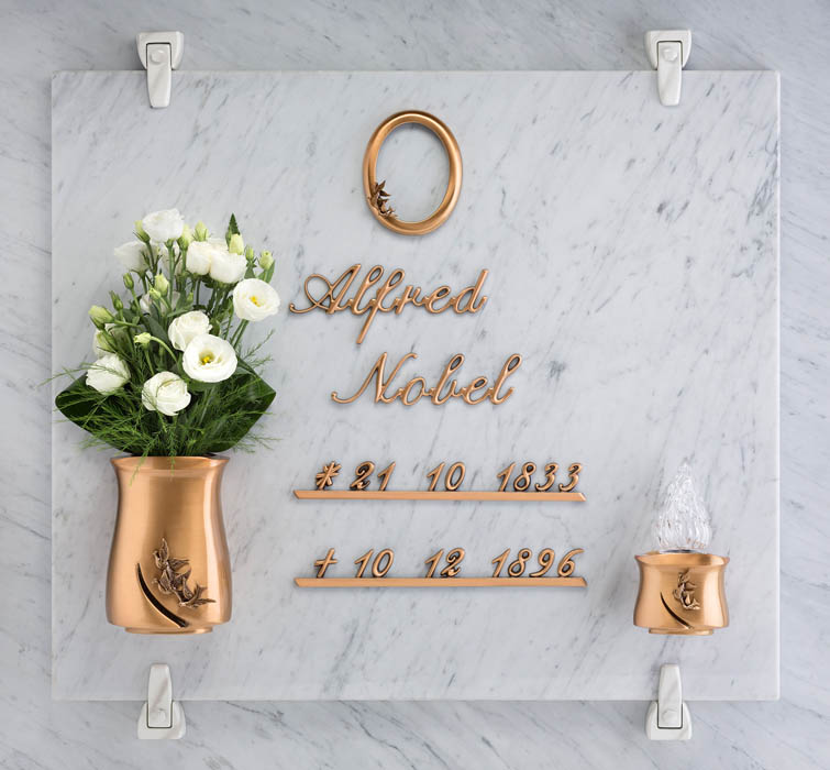 Tombstone Proposal 17 - IDRIA Line - Glossy Bronze Finishing